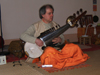 Ganesh Del Vescovo plays the sarod
