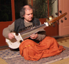 Ganesh Del Vescovo plays the sarod