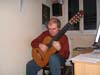 Ganesh plays the 8 string guitar (built by the luthier Alan Wilcox)